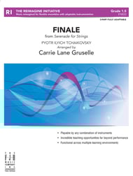 cover Finale from Serenade for Strings Orchestra sheet music cover